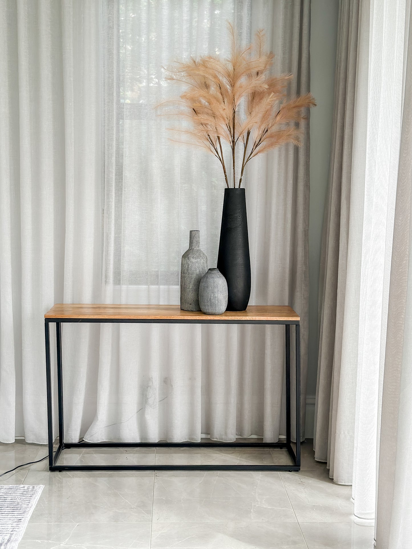 Agni Mango Wood Console Table
