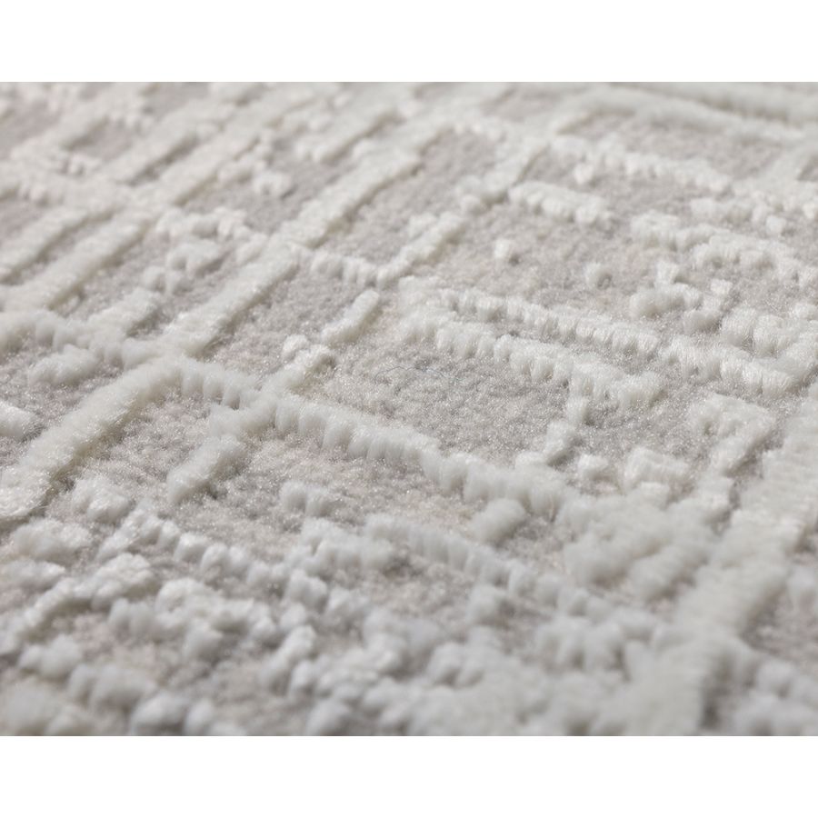 Amadeus Grey Modern Distressed Rug