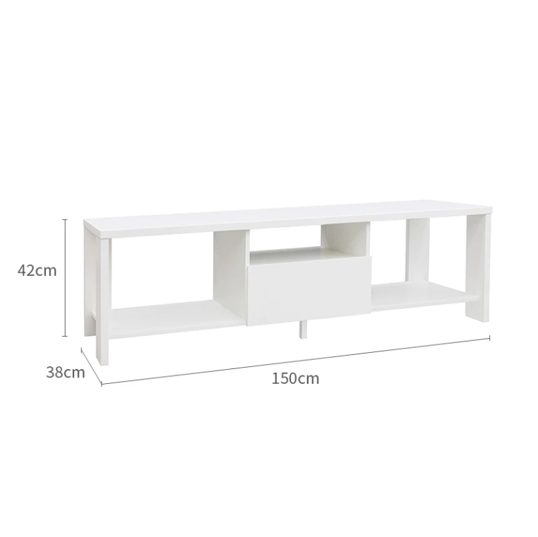 Fontana White TV Unit