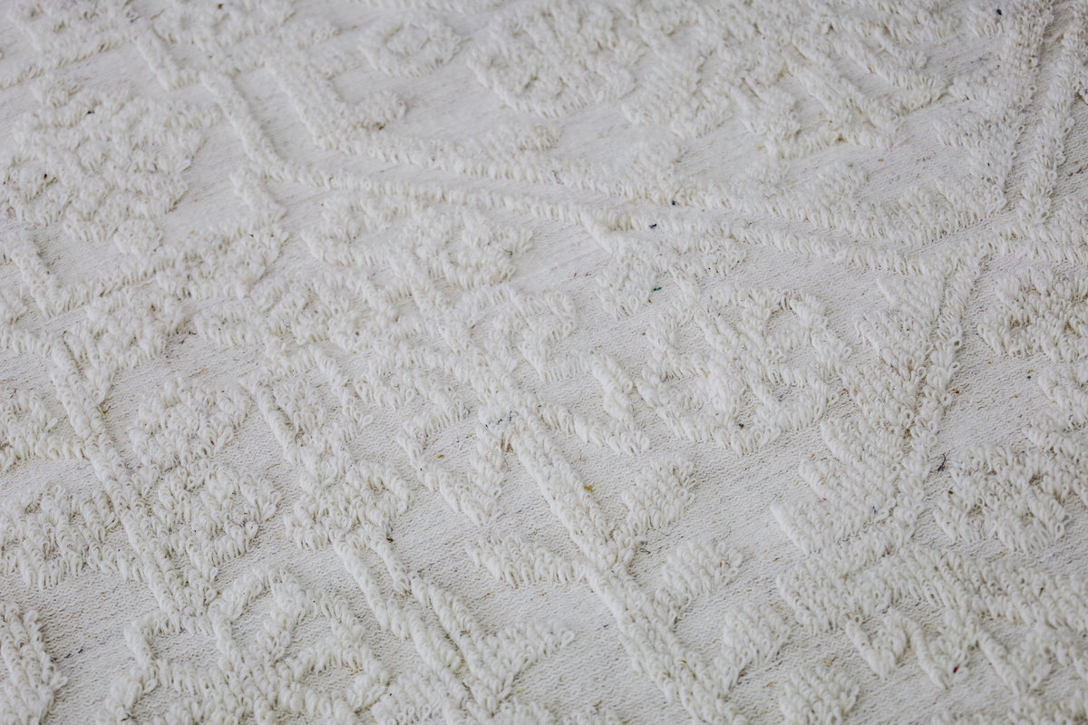 Jay Ivory 100% Wool Rug