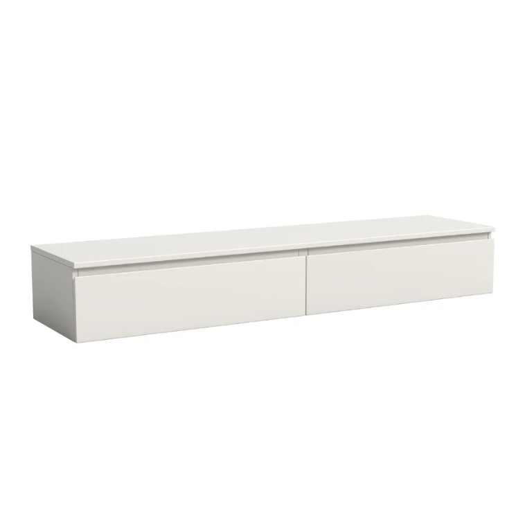 Madison Floating White TV Unit with Storage