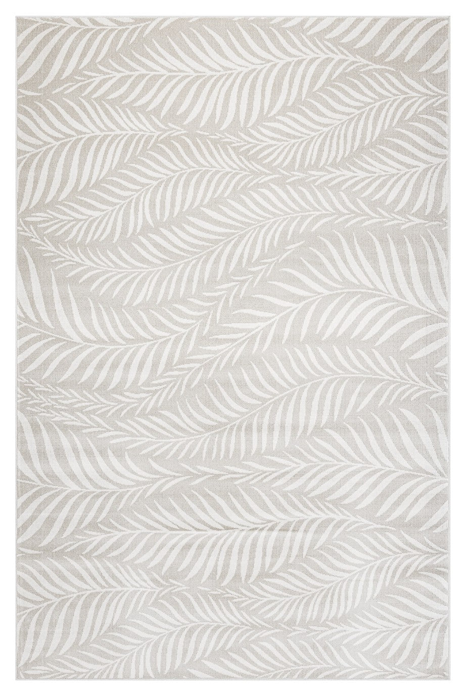 Manad Beige Botanical indoor Outdoor Rug