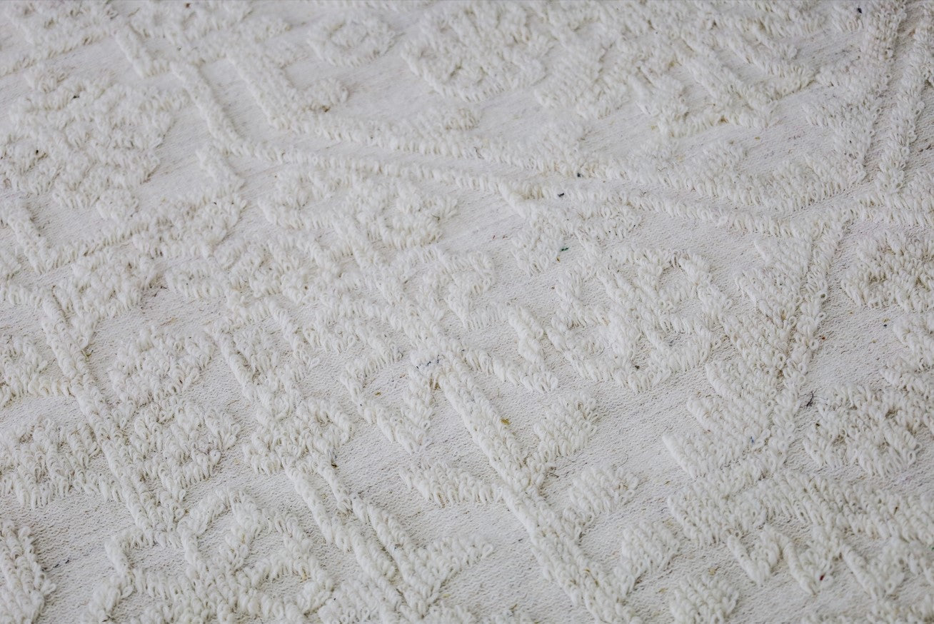 Jay Ivory 100% Wool Rug
