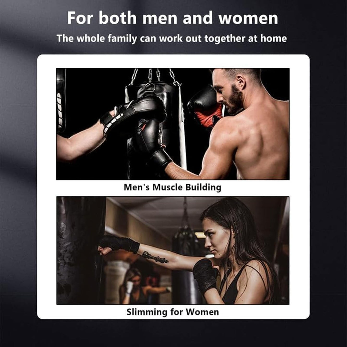 Wall Mount Boxing Machine Bluetooth Black Punch Pad + Gloves