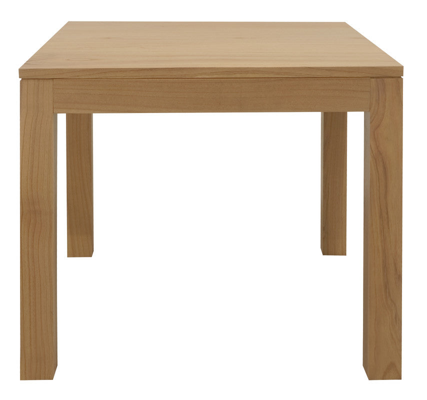 Amsterdam Solid Mindi Timber Dining Table 90 x 90 cm (Natural)