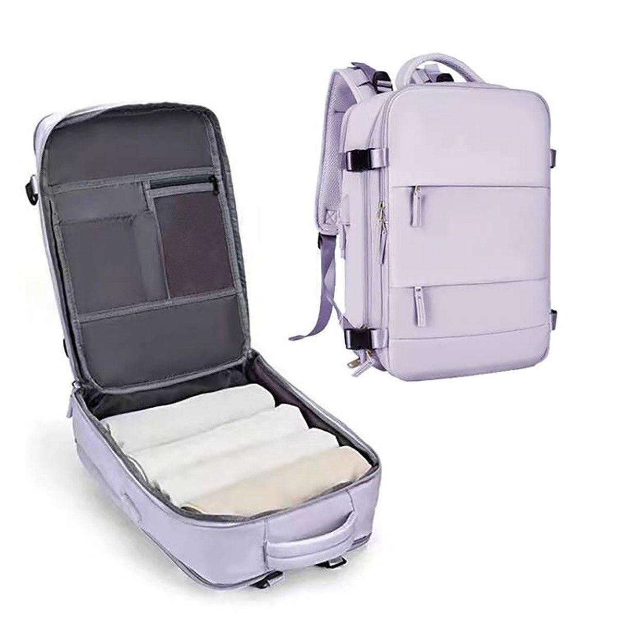 Waterproof Travel Backpack Outdoor Sports Shoulder Bag Hiking Camping Daypack - Blue