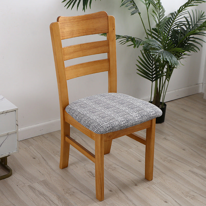 Stretch Dining Chair Seat Covers Removable Seat Cushion Slipcovers Protector - C