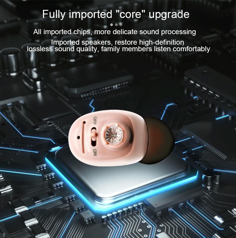 Rechargeable Invisible Cic Hearing Aid Skin Color