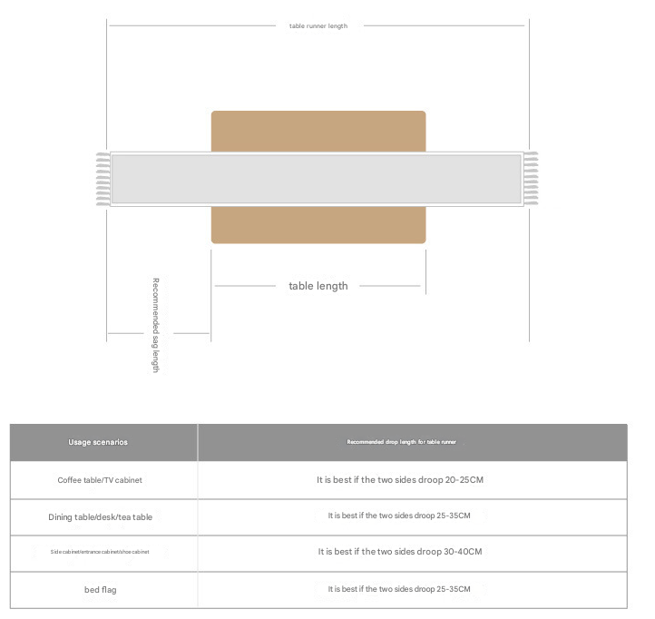 Jacquard Plum American Retro Jacquard Embroidered Table Runner - Light Luxury Table Mat 30cm x 180cm with Tassels