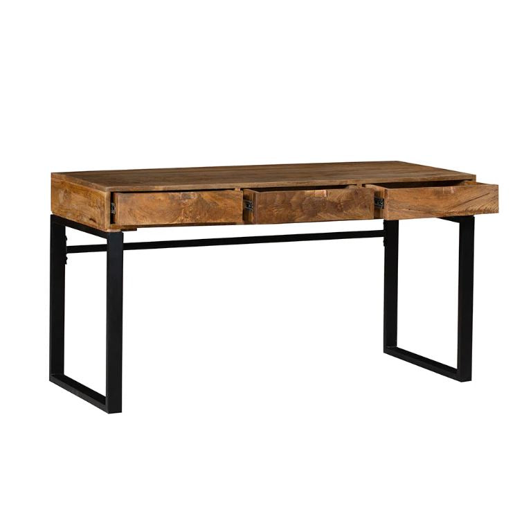 Venus Natural Wood Modern Design 3 Drawer Study Desk for Home & Office