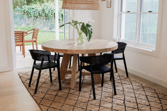 Santacruz Black Outdoor Chair