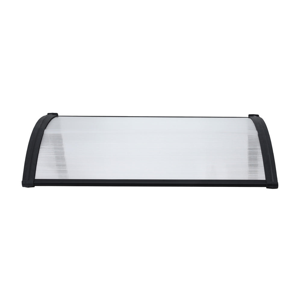 Instahut Window Door Awning 0.8mx1m Transparent