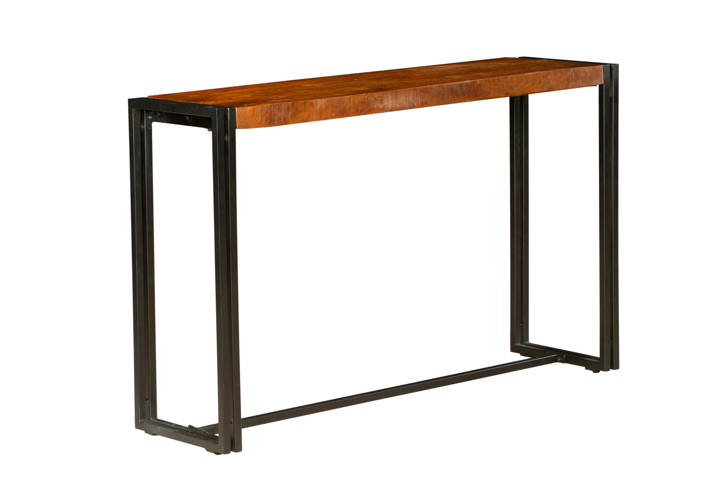 Astra Mango Wood Industrial Console Table