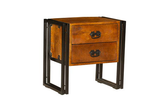Astra 2 Drawer Side Table