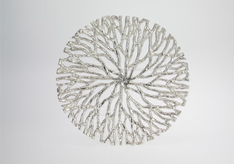 Silver Coral Platter