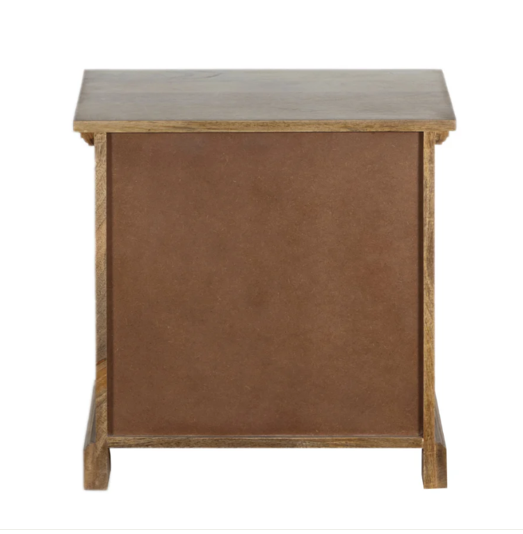 Clovelly Bedside Table - Natural Finish 1 Drawer & 1 Cabinet