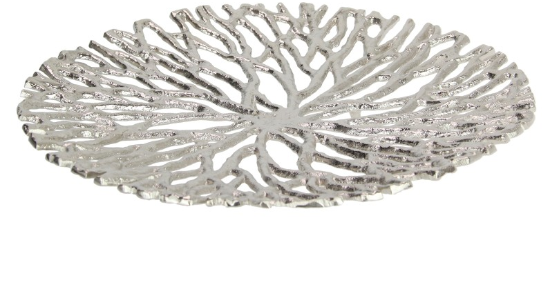 Silver Coral Platter