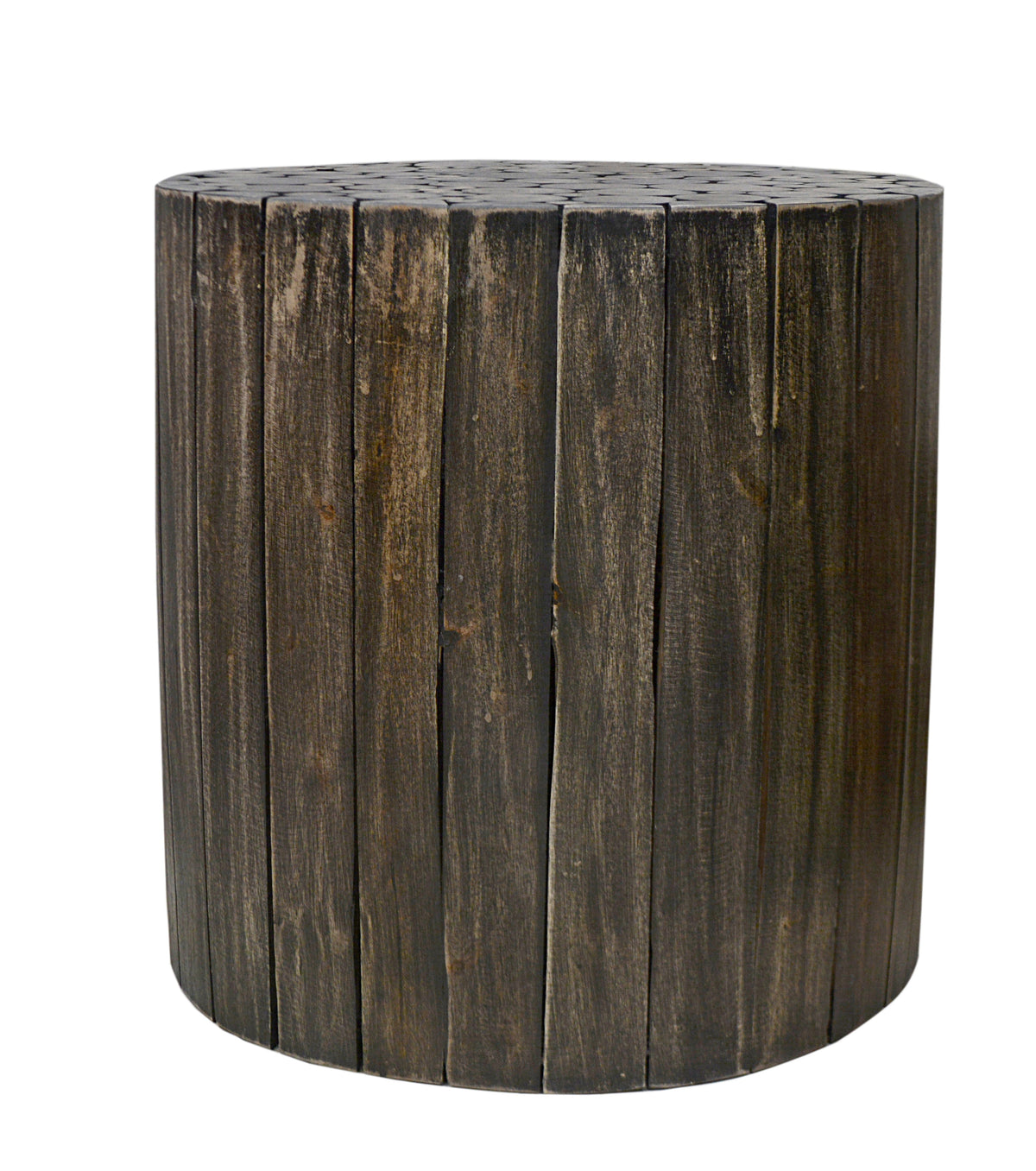 Musca Wooden Black Finish Side Table
