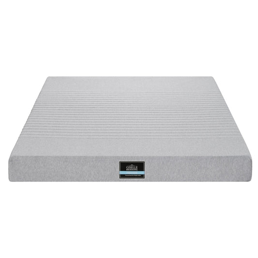 Giselle Bedding Cool Gel Memory Foam Mattress Charcoal 7-Zone Washable Bamboo Cover 15cm Double