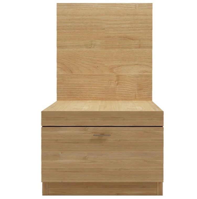 Fuji Natural Bedside Table with 1 Drawer