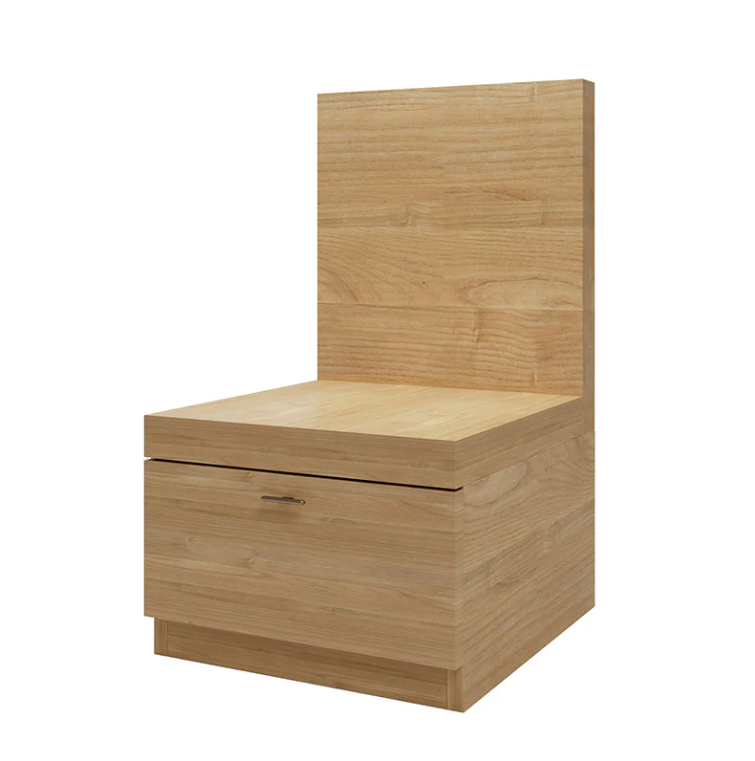 Fuji Natural Bedside Table with 1 Drawer