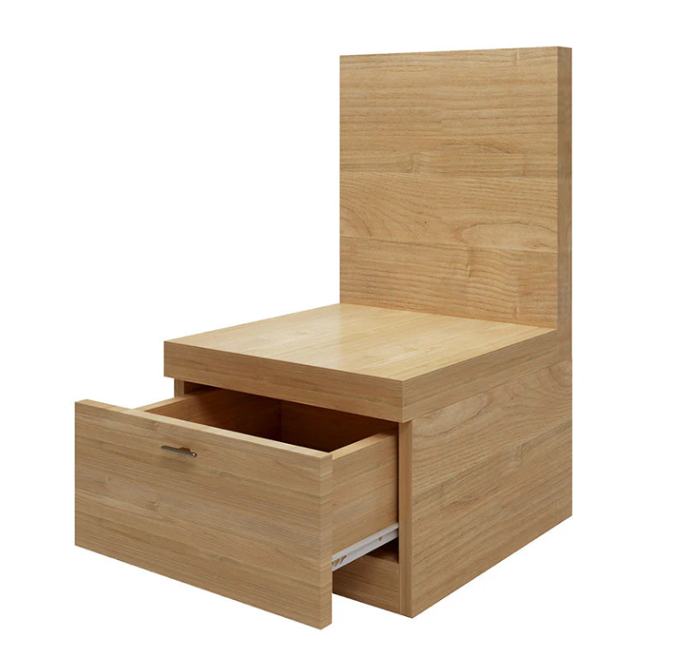 Fuji Natural Bedside Table with 1 Drawer