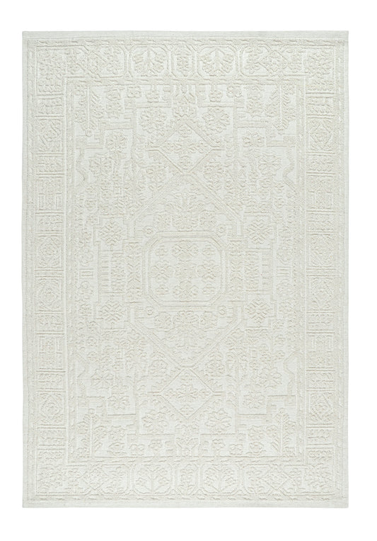 Jay Ivory 100% Wool Rug