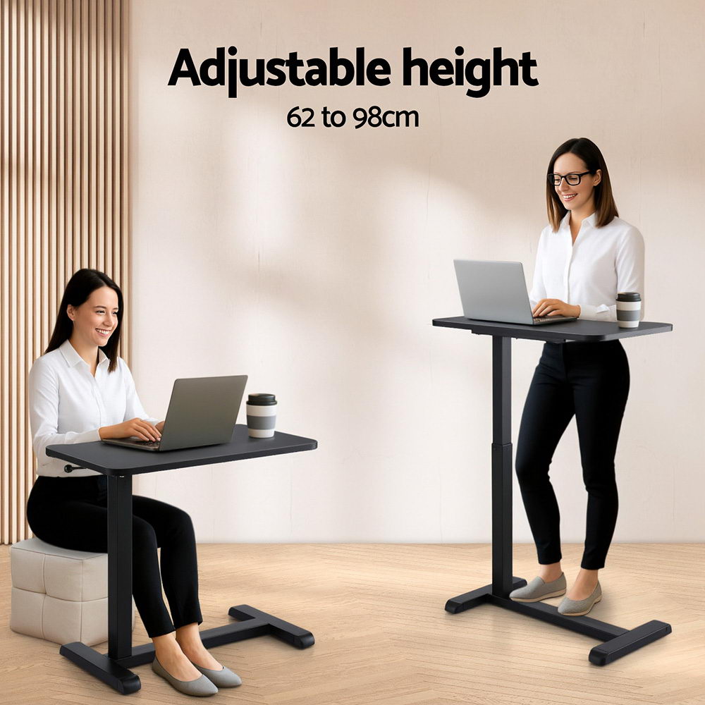 Artiss Laptop Desk Height Adjustable Mobile Workstation Computer Desks 70CM