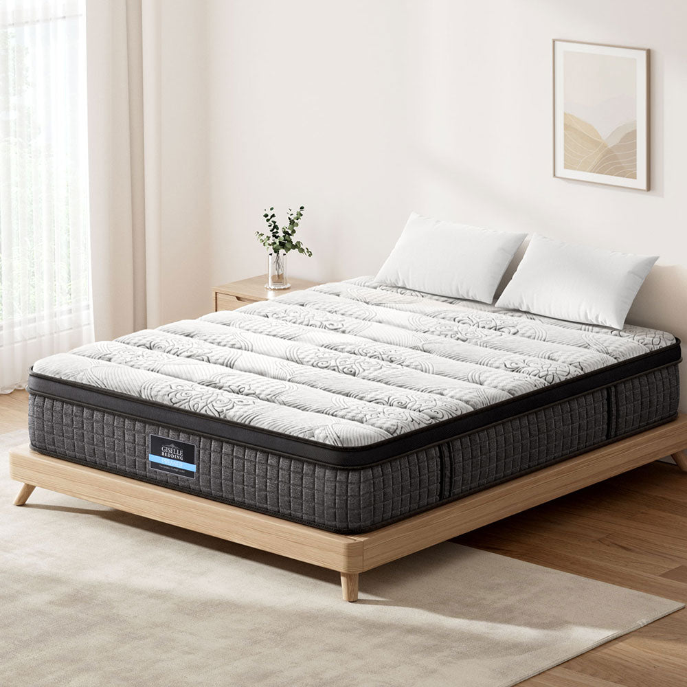 Giselle Bedding 34cm Mattress 9 Zone Latex Foam King