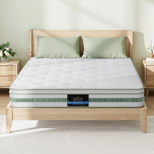 20cm Giselle Mattress King Green Tea Mattresses