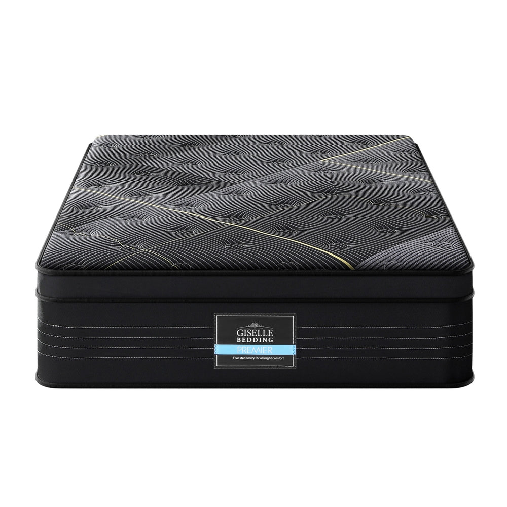 35cm Giselle Mattress King Single Bed Bamboo Pocket Firm Foam