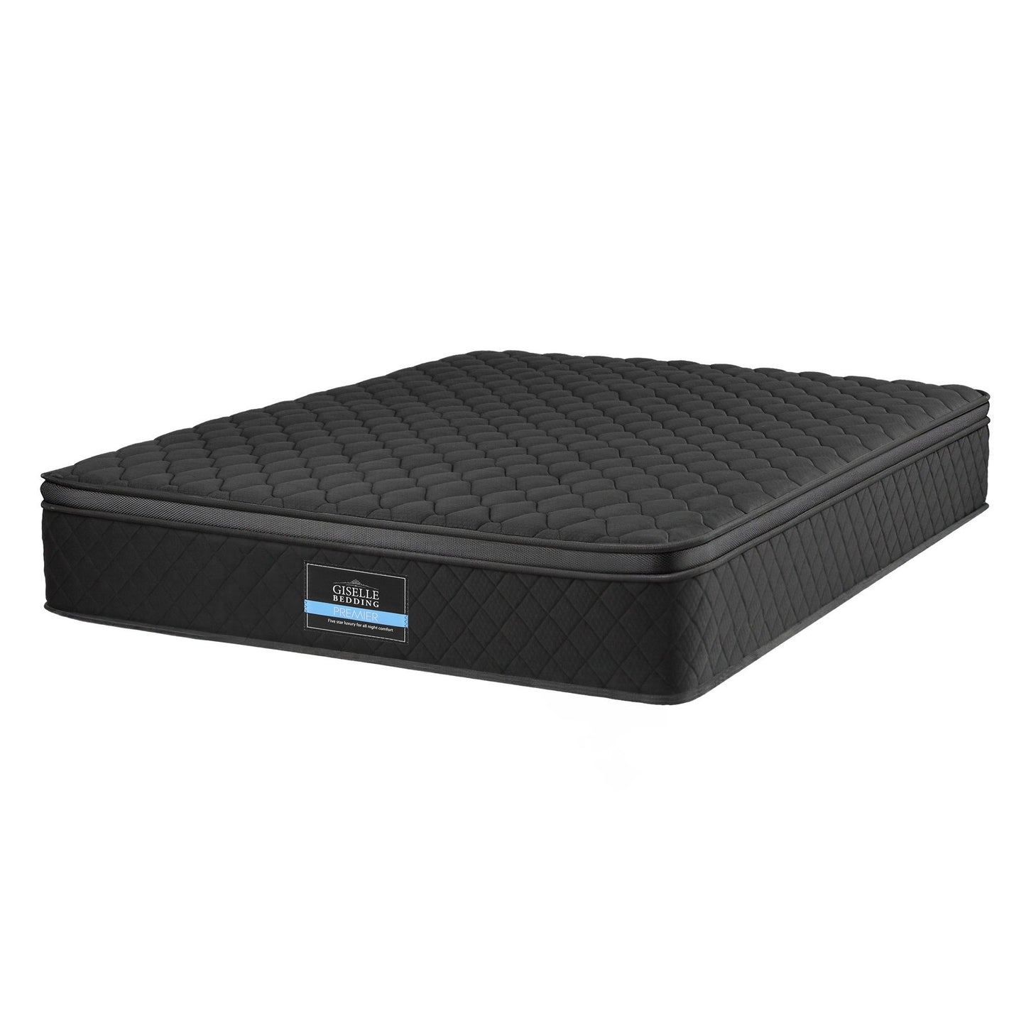 Giselle Bedding Mattress 34cm 5-Zone Pocket Spring Egg-crate Memory Foam Double