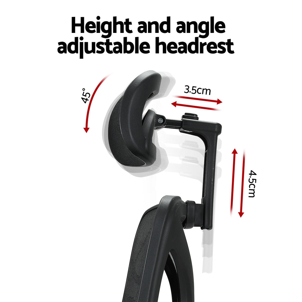 Artiss Computer Desk L-Shape Study Desks Ergonomic Office Chair Mesh Chairs