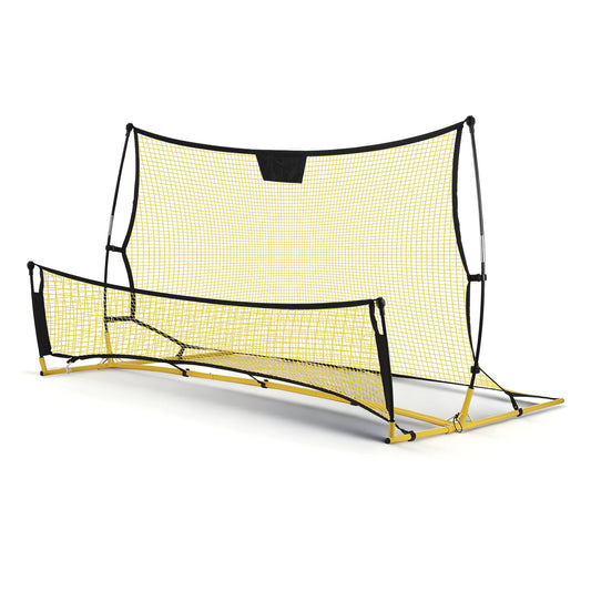 Everfit 2.1m Football Soccer Net Portable Goal Net Rebounder Sports Training Yellow