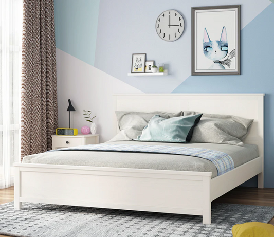 Safi White Queen Bed