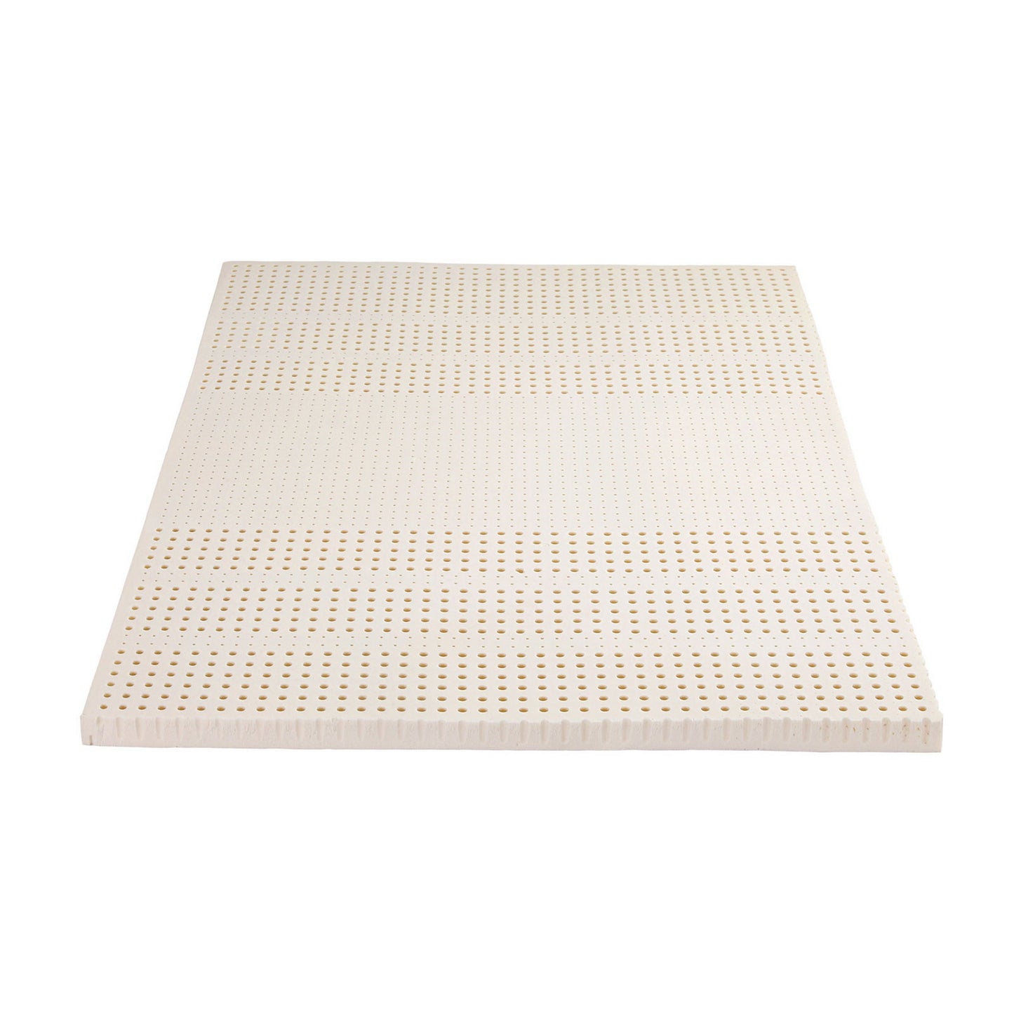 Giselle Bedding Latex Topper 100% Natural Latex Toppers 7-zone w/ Ice Silk Cool-touch Fabric Cooling Cover Queen 5cm