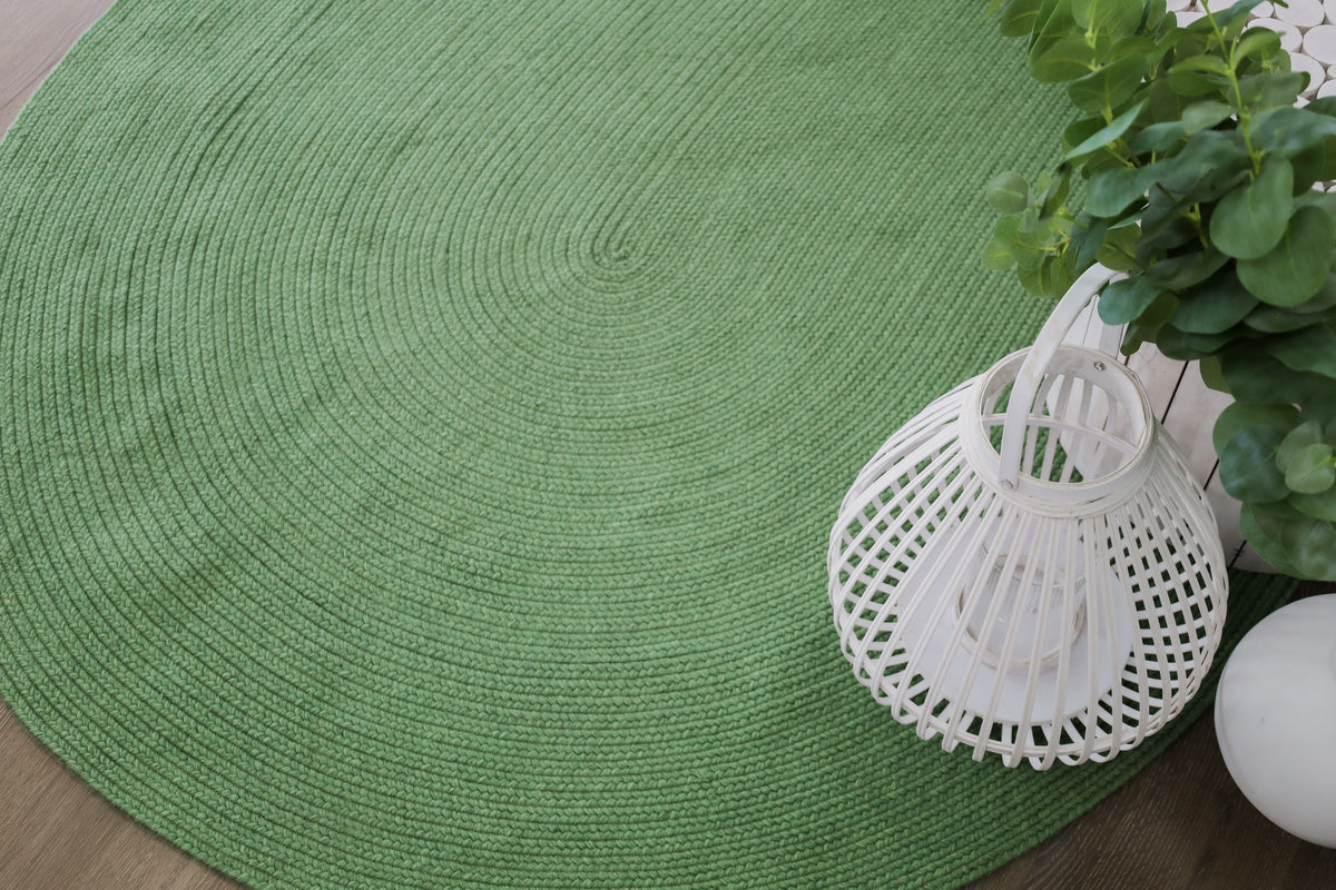 Tula Sage Oval Indoor Outdoor Rug