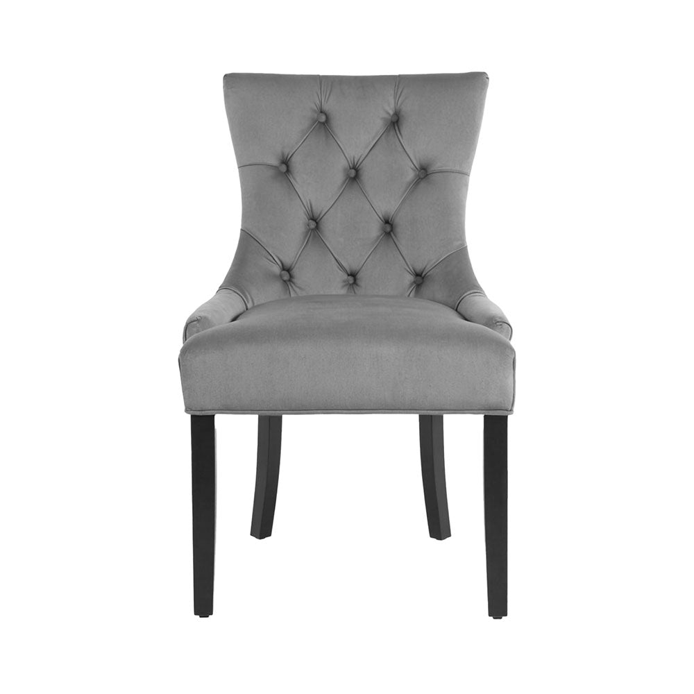 Artiss Dining Chairs Set of 4 Velvet French Provincial Grey