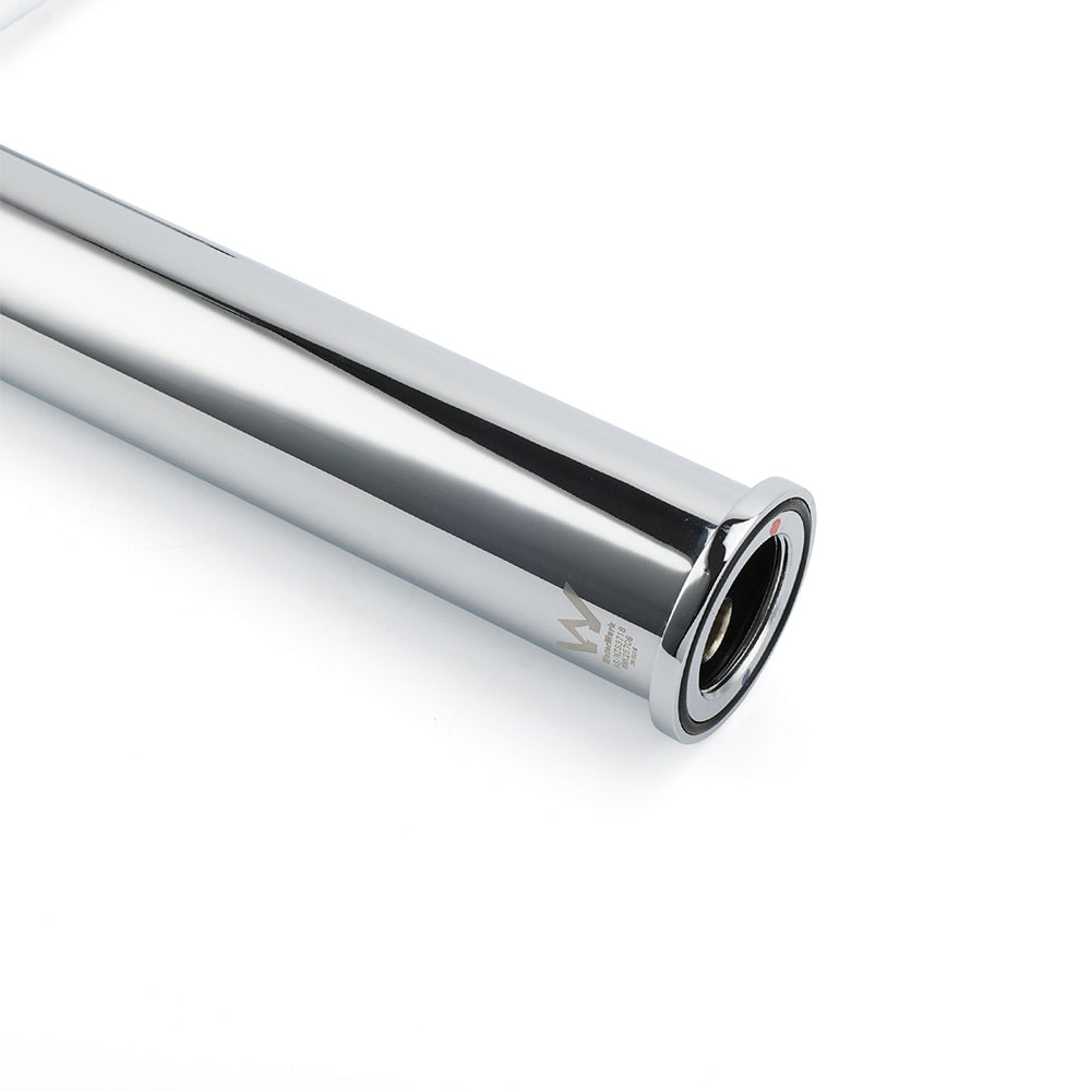 WELS 6L/min Tall Basin Mixer Vanity Sink Bubble Faucet Tap Laundry Chrome Round