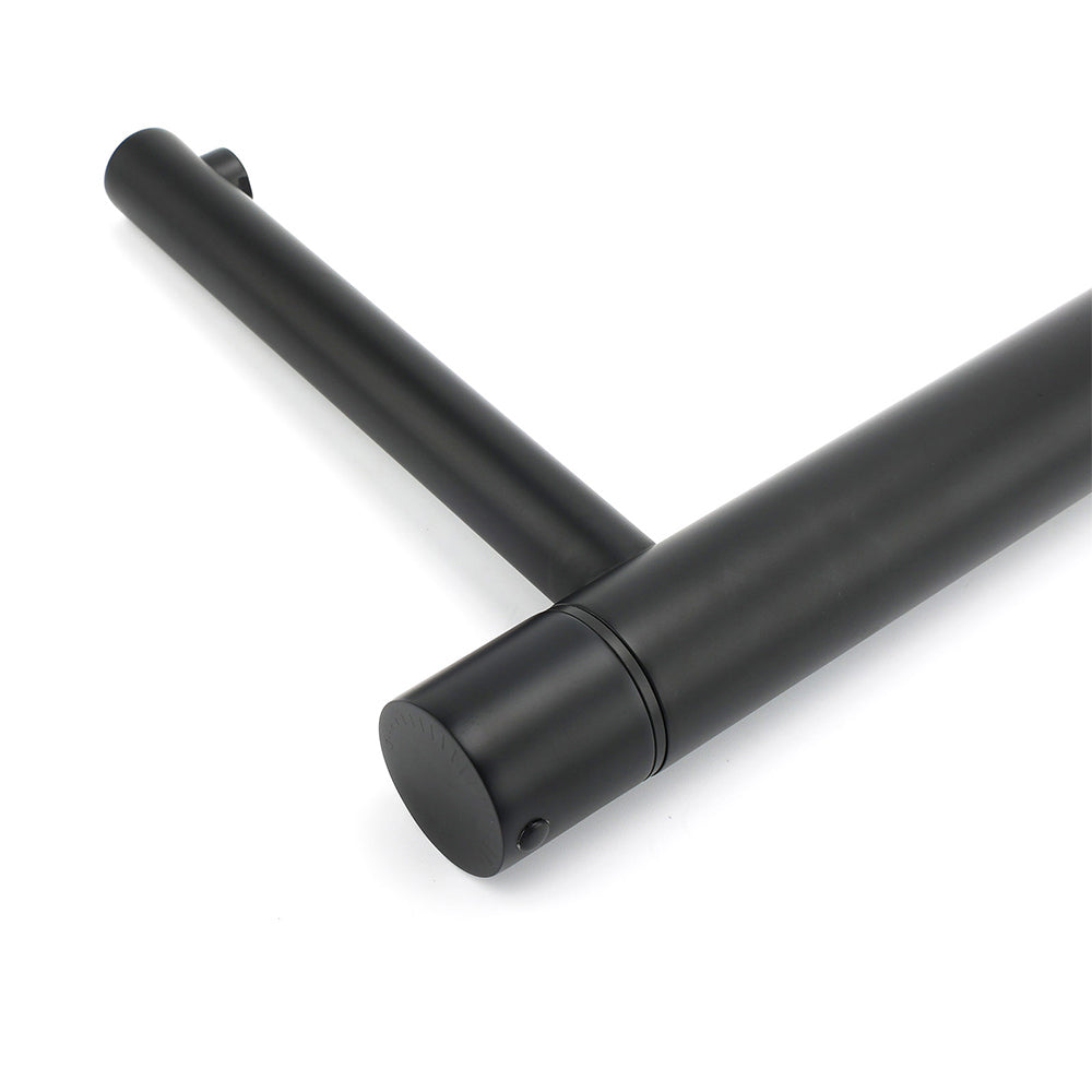 WELS Black 30cm Tall Basin Mixer Vanity Sink Faucet Bubble Tap Laundry 180º Turn