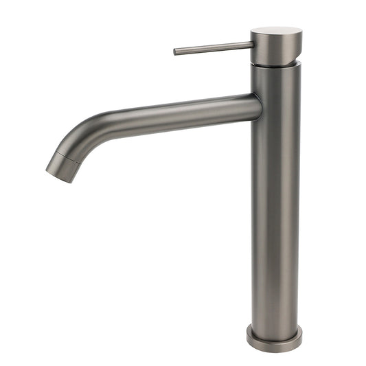 WELS Gunmtal Grey Tall Kitchen Laundry Basin Mixer Vanity Sink Faucet Tap Valve