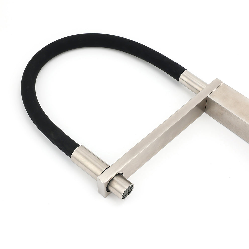 WELS 6.0L/m Chrome Kitchen Sink Basin Mixer Swivel Faucet Tapware Pull Out Spout