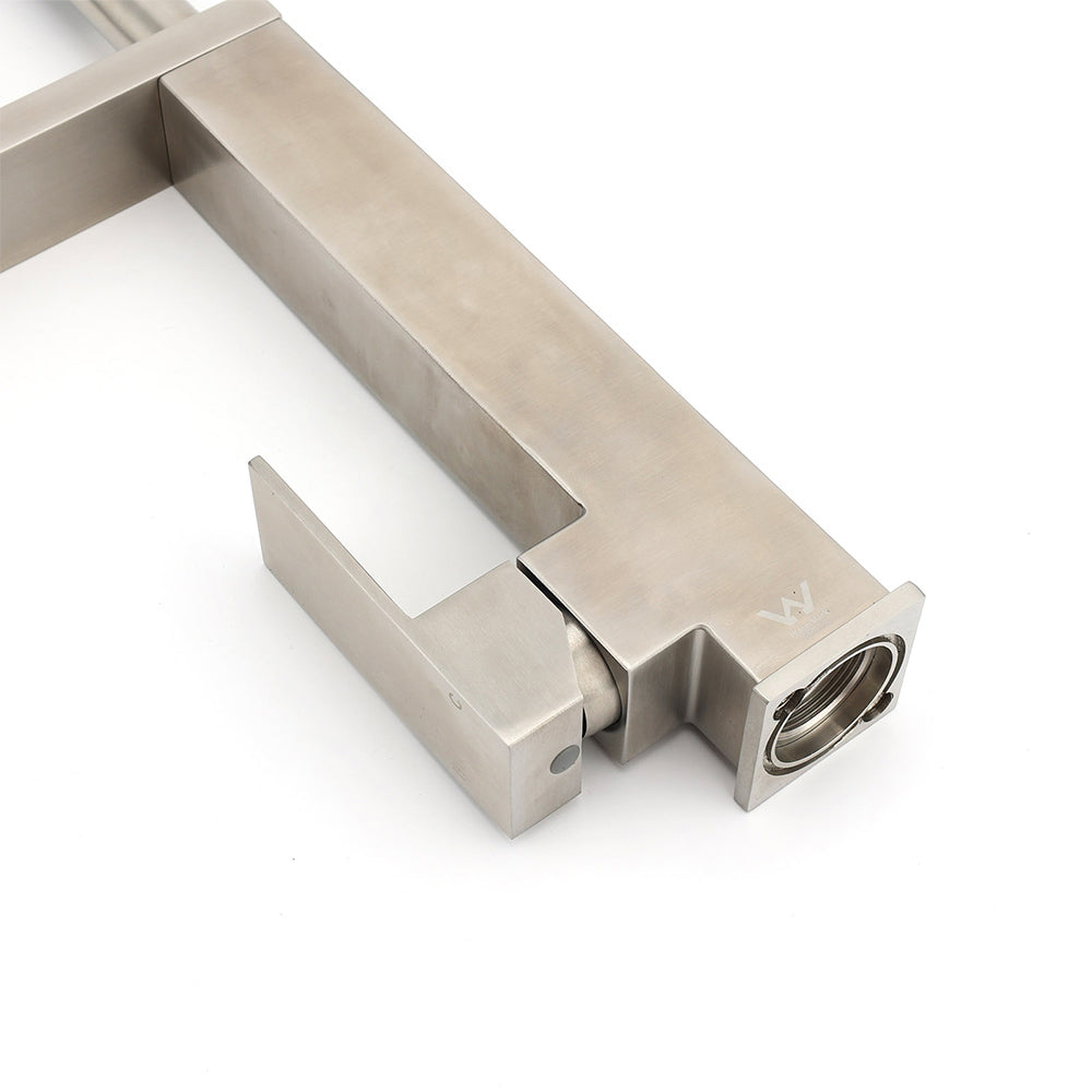 WELS 6.0L/m Chrome Kitchen Sink Basin Mixer Swivel Faucet Tapware Pull Out Spout