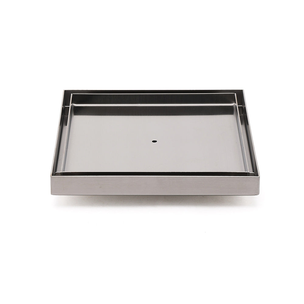 Bathroom Large Square 200x200mm Tile Insert Floor Drain Shower Grate 80mm Waste