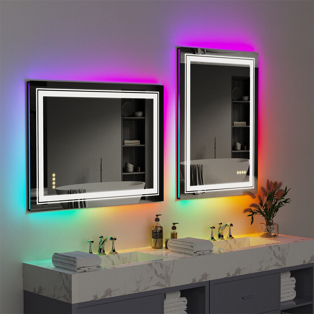 1400x700mm LED Bathroom Mirror Anti-fog Illuminated