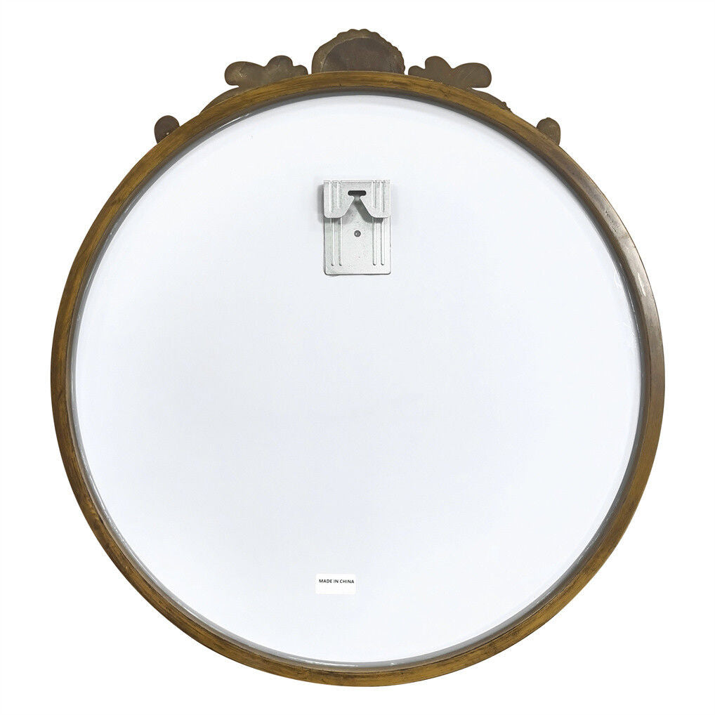 Baroque Antique Round Mirror 70x74.5 cm