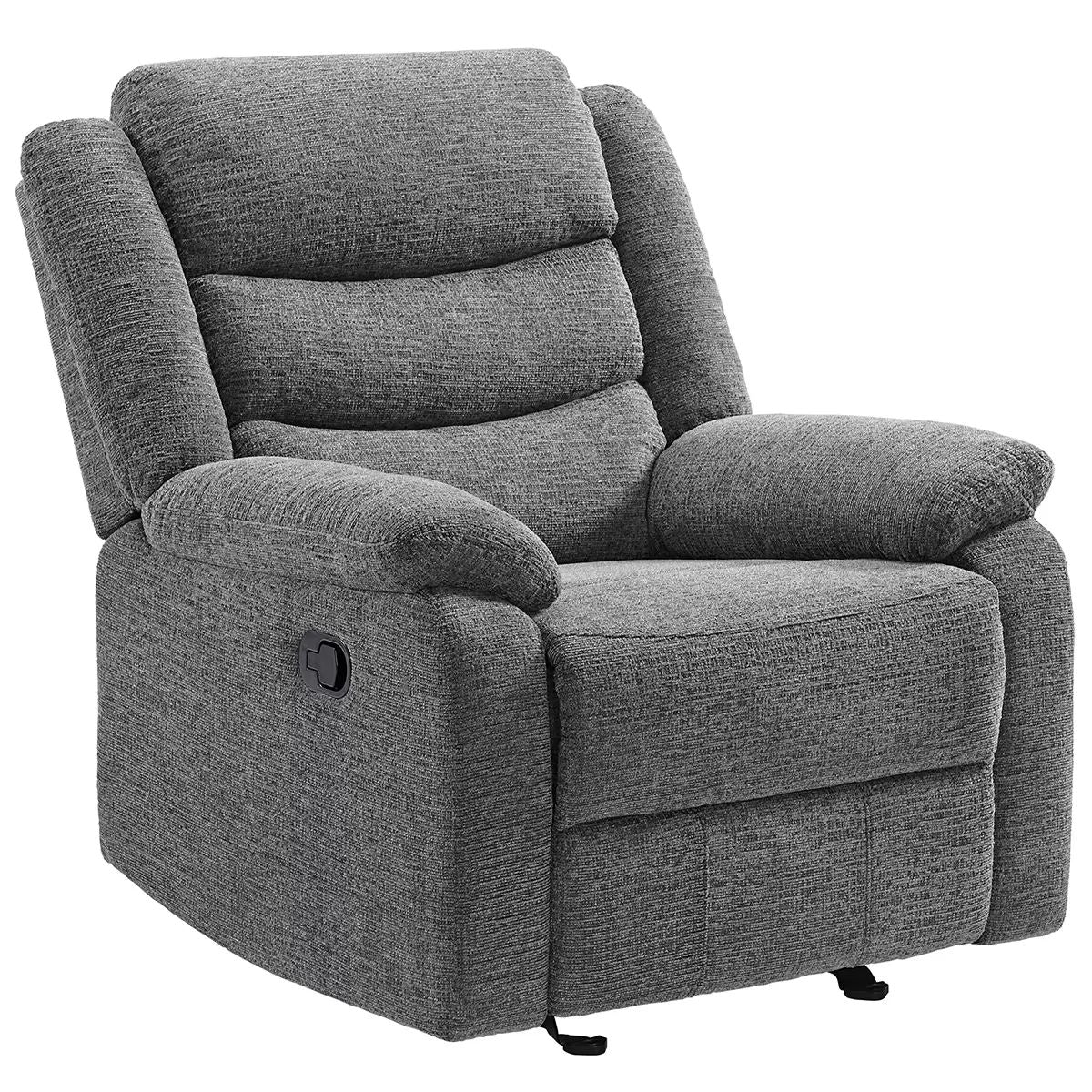 Fabric glider recliner