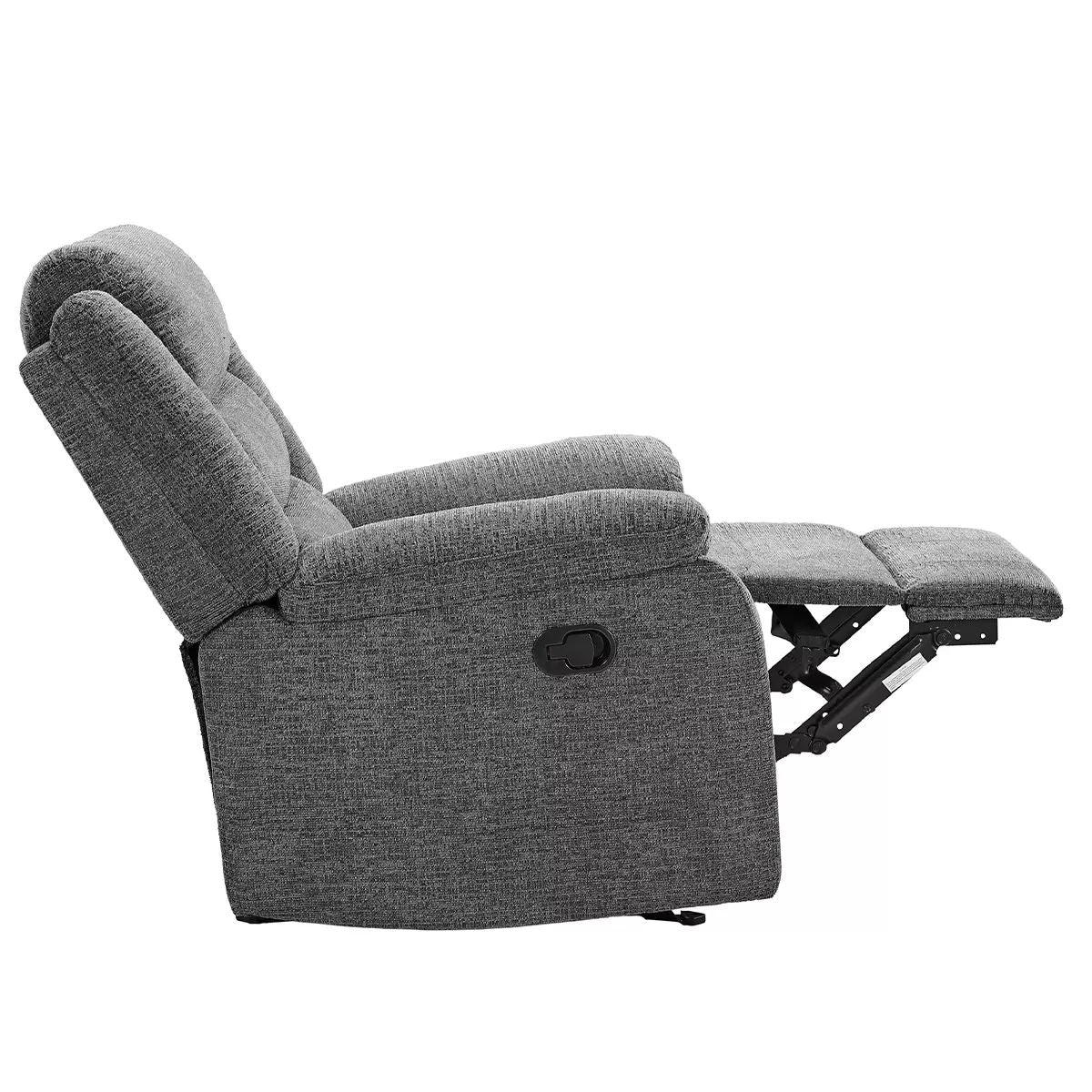 Fabric glider recliner