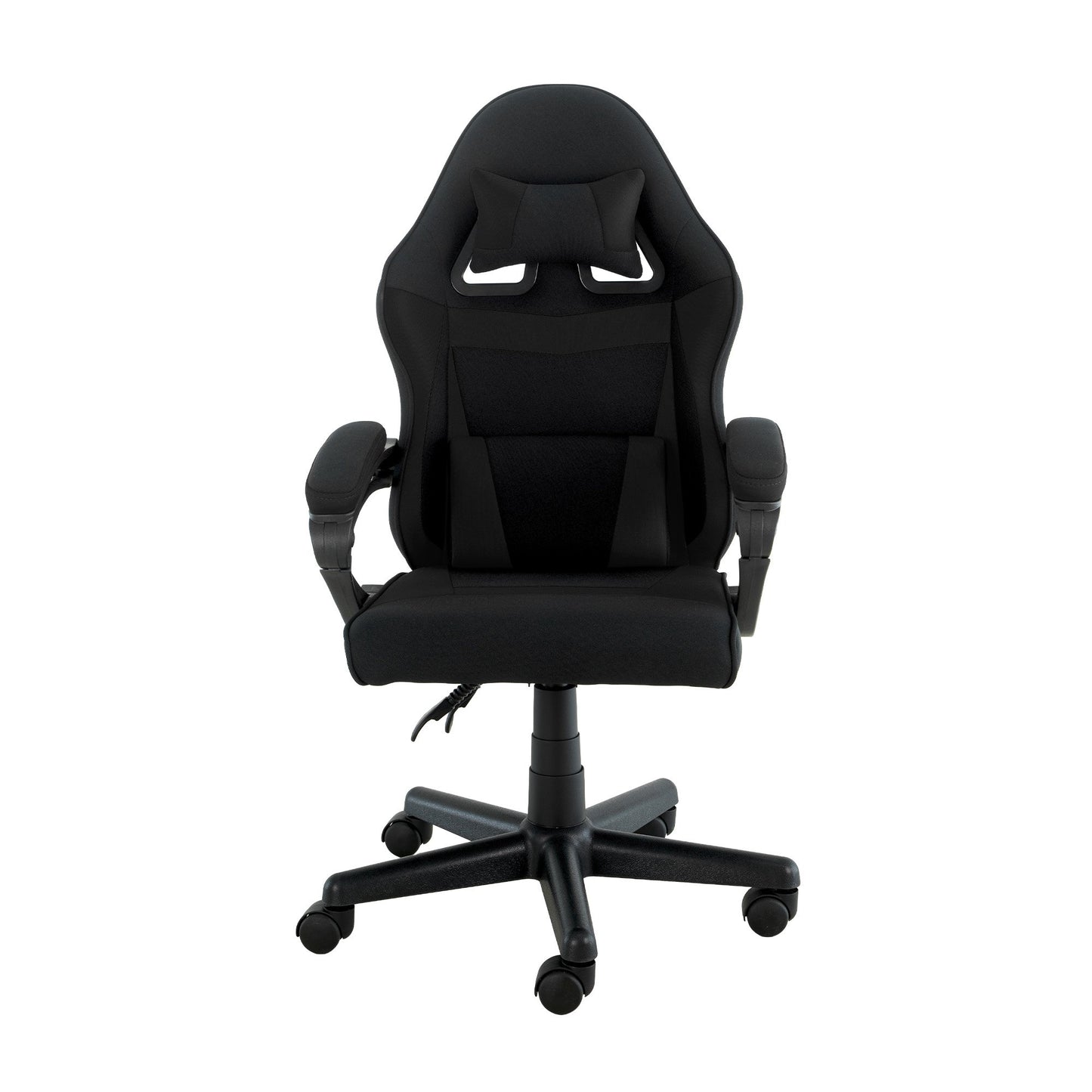 Sarantino Antre Kids Study Gaming Chair Black Adjustable Computer Desk Seat Racing Inspired-look With Adjustable Height, Ergonomic Back Support, Padded Armrests