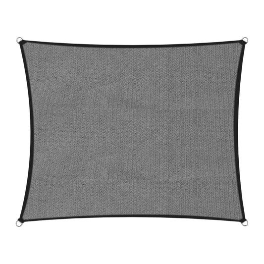 Wallaroo Outdoor Sun Shade Sail Canopy Grey Square 8 x 8M